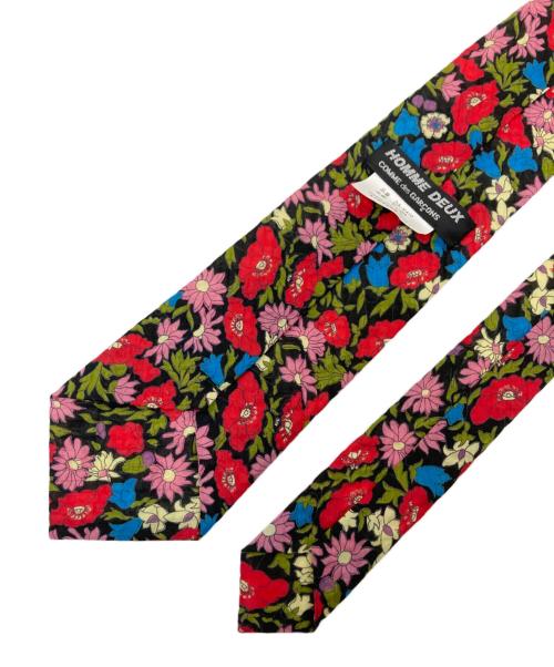 COMME des GARCONS HOMME DEUX（コムデギャルソン オム ドゥ）COMME des GARCONS HOMME DEUX (コムデギャルソン オム ドゥ) 花柄ネクタイ ピンク サイズ:下記参照の古着・服飾アイテム