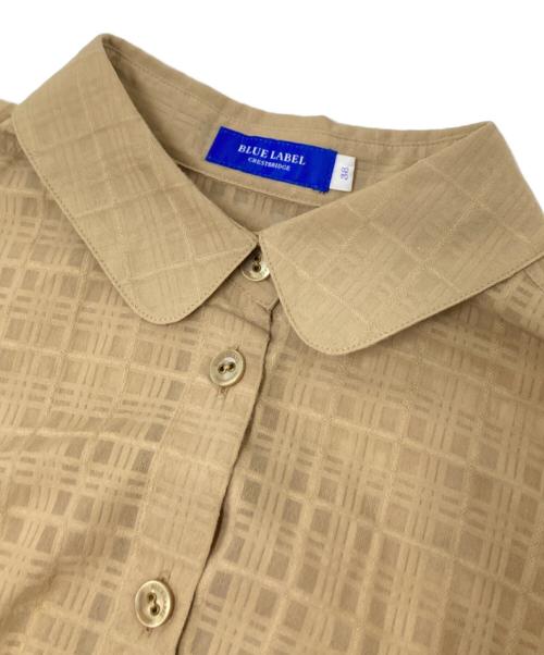 BLUE LABEL CRESTBRIDGE（ブルーレーベルクレストブリッジ）BLUE LABEL CRESTBRIDGE (ブルーレーベルクレストブリッジ) ワンピース ベージュ サイズ:38の古着・服飾アイテム