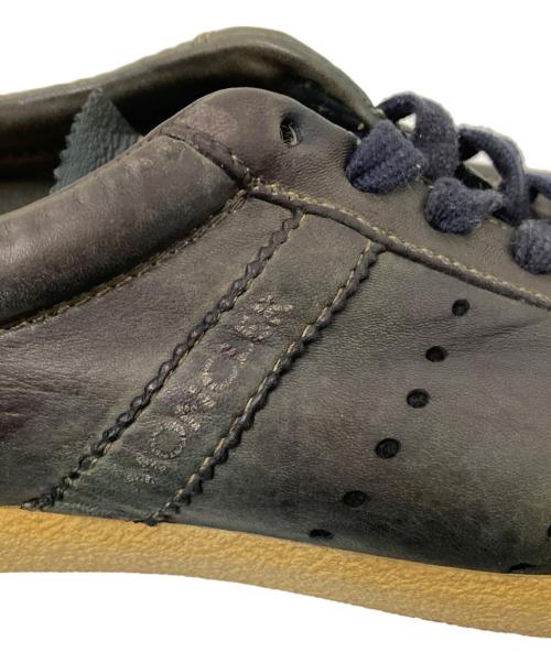 MONCLER（モンクレール）MONCLER (モンクレール) レザースニーカー ネイビー サイズ:41の古着・服飾アイテム