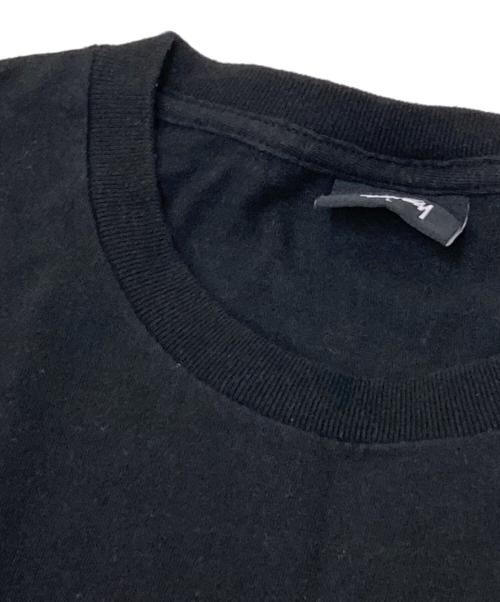 stussy（ステューシー）stussy (ステューシー) プリントTシャツ ブラック サイズ:Lの古着・服飾アイテム