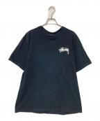 stussyステューシー）の古着「プリントTシャツ」｜ブラック