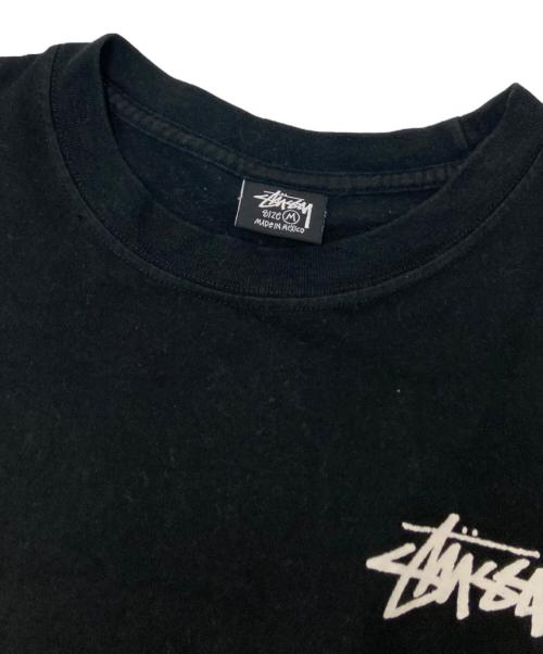 stussy（ステューシー）stussy (ステューシー) プリントTシャツ ブラック サイズ:Mの古着・服飾アイテム