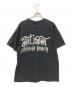 stussy (ステューシー) プリントTシャツ ブラック サイズ:M：4000円
