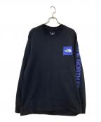 THE NORTH FACEザ ノース フェイス）の古着「ロングスリーブスリーブグラフィックティー」｜ブラック