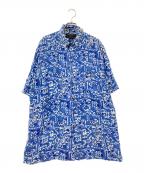 Silk Cradersシルク グレーダーズ）の古着「シルクアロハシャツ」｜ブルー