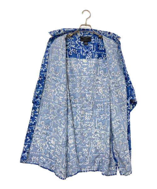 Silk Craders（シルク グレーダーズ）Silk Craders (シルク グレーダーズ) シルクアロハシャツ ブルー サイズ:Lの古着・服飾アイテム