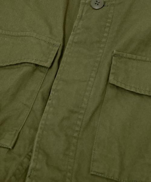 coen（コーエン）coen (コーエン) KHAKI JUNGLE (カーキジャングル) 別注フリルベスト オリーブ サイズ:Fの古着・服飾アイテム