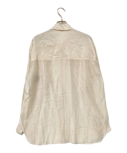 1er Arrondissement（プルミエ アロンディスモン）1er Arrondissement (プルミエ アロンディスモン) シアーシャツ ベージュ サイズ:36の古着・服飾アイテム