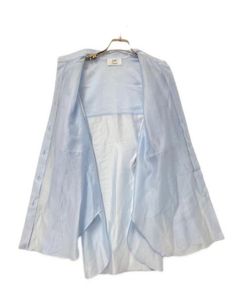 1er Arrondissement（プルミエ アロンディスモン）1er Arrondissement (プルミエ アロンディスモン) シアーシャツ ブルー サイズ:36の古着・服飾アイテム