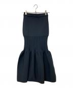 CFCLシーエフシーエル）の古着「FLUTED MERMAID SKIRT」｜ブラック