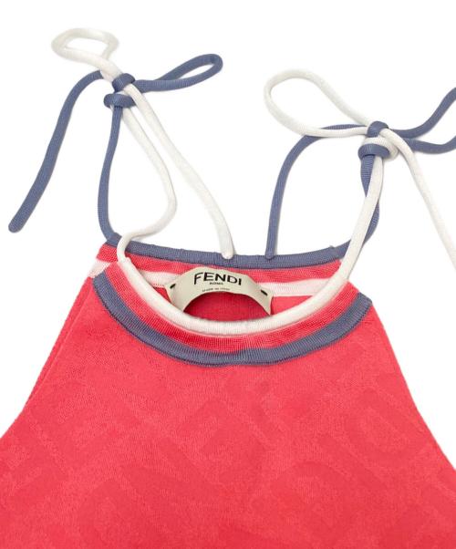 FENDI（フェンディ）FENDI (フェンディ) ズッカ柄キャミソール ピンク サイズ:38の古着・服飾アイテム