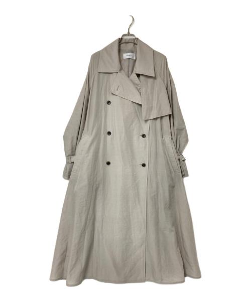 FRAY ID（フレイ アイディー）FRAY ID (フレイ アイディー) ライトフレアトレンチコート ベージュの古着・服飾アイテム