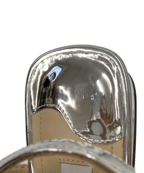 STACCATO（スタッカート）STACCATO (スタッカート) ビジューストラップパンプス シルバー サイズ:22.5㎝の古着・服飾アイテム