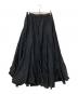 mizuiro-ind（ミズイロインド）の古着「ギャザーフレアスカート」｜ブラック