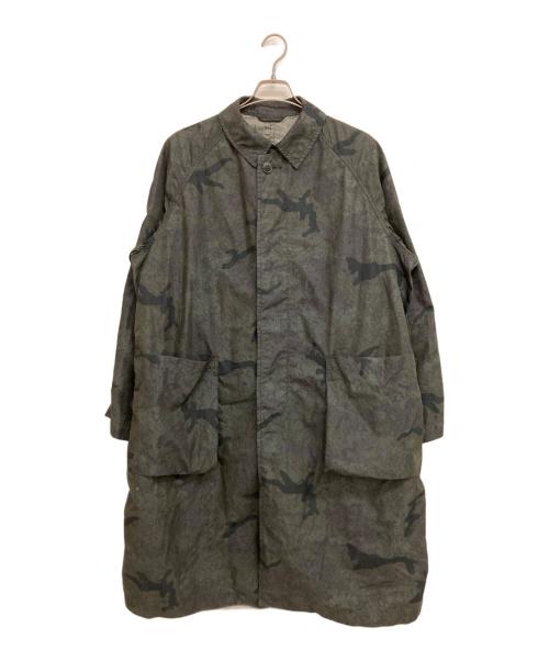 BRU NA BOINNE（ブルーナボイン）BRU NA BOINNE (ブルーナボイン) ガリーベアコート オリーブ サイズ:Lの古着・服飾アイテム