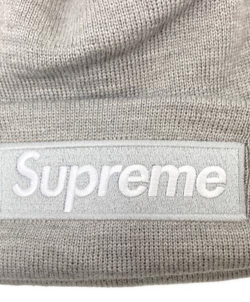 New Era（ニューエラ）New Era (ニューエラ) SUPREME (シュプリーム) ニット帽 グレー サイズ:下記参照の古着・服飾アイテム