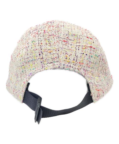 SUPREME（シュプリーム）SUPREME (シュプリーム) 24FW denim boucle camp cap ホワイト サイズ:下記参照の古着・服飾アイテム