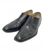 LAVORAZIONE ARTIGIANALE×green label relaxingラボラツィオーネアルティッジャナーレ×グリーンレーベルリラクシング）の古着「ストレートチップシューズ」｜ブラック