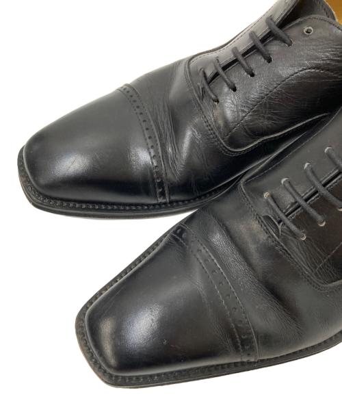 LAVORAZIONE ARTIGIANALE（ラボラツィオーネアルティッジャナーレ）LAVORAZIONE ARTIGIANALE (ラボラツィオーネアルティッジャナーレ) green label relaxing (グリーンレーベルリラクシング) ストレートチップシューズ ブラック サイズ:42の古着・服飾アイテム