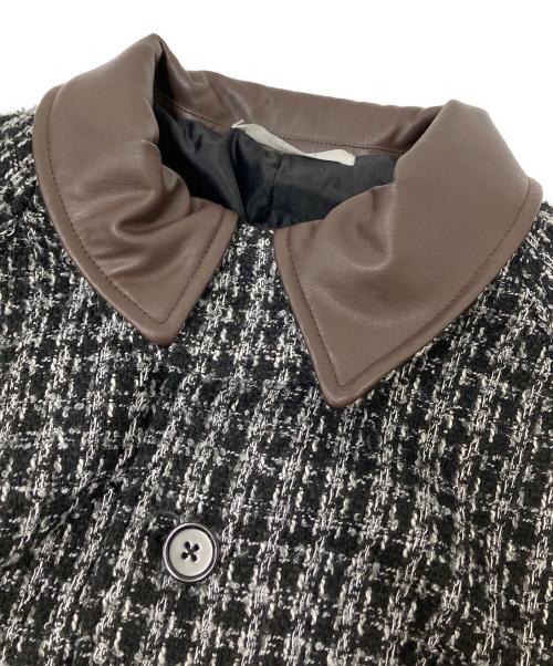 selle glant（セレグランテ）selle glant (セレグランテ) ツイードジャケット ブラック サイズ:Mの古着・服飾アイテム