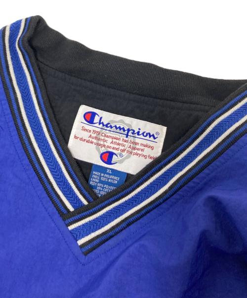 Champion（チャンピオン）Champion (チャンピオン) 90‘Sピステ ブルー×ホワイト サイズ:XLの古着・服飾アイテム