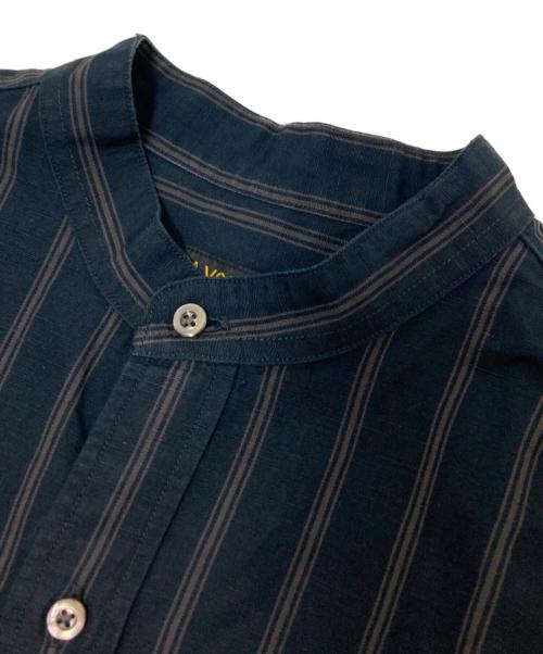 A vontade（アボンタージ）A vontade (アボンタージ) Banded Collar Shirts ネイビー サイズ:Sの古着・服飾アイテム