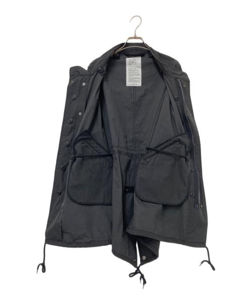 HOUSTON（ヒューストン）HOUSTON (ヒューストン) ミリタリージャケット ブラック サイズ:XXSの古着・服飾アイテム
