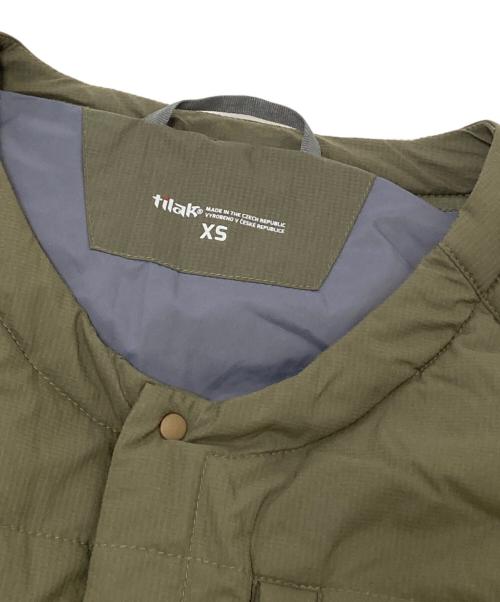 tilak（ティラック）tilak (ティラック) ベスト オリーブ サイズ:XSの古着・服飾アイテム