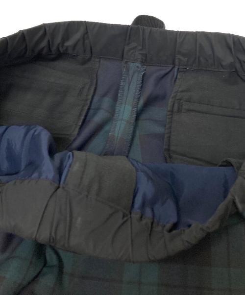 kolor/BEACON（カラービーコン）kolor/BEACON (カラービーコン) チェックパンツ グリーン×ブラック サイズ:3の古着・服飾アイテム