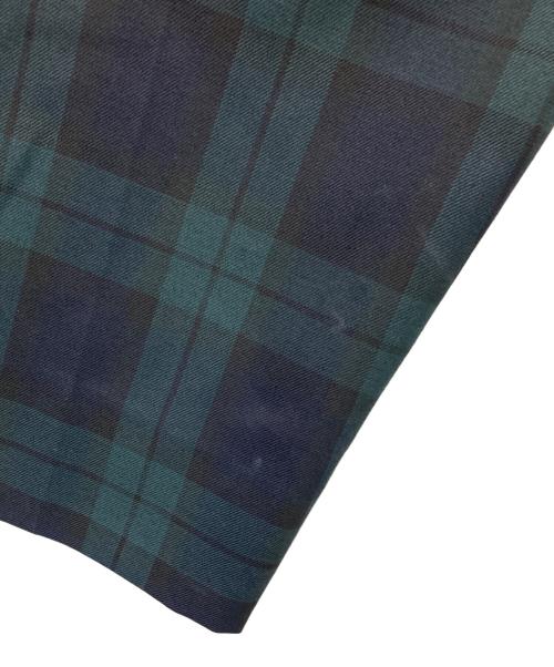 kolor/BEACON（カラービーコン）kolor/BEACON (カラービーコン) チェックパンツ グリーン×ブラック サイズ:3の古着・服飾アイテム