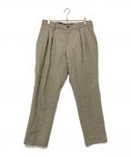 MARKAマーカ）の古着「2TUCK PANTS WOOL FLANNEL」｜ベージュ