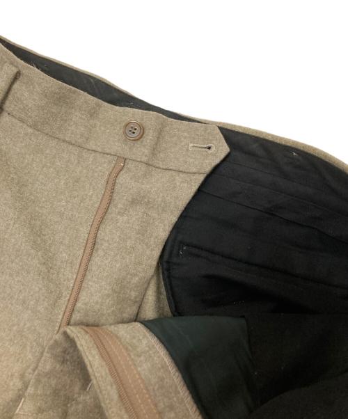 MARKA（マーカ）MARKA (マーカ) 2TUCK PANTS WOOL FLANNEL ベージュ サイズ:3の古着・服飾アイテム