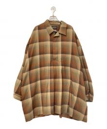 PENDLETON×DELUXE（ペンドルトン×デラックス）の古着「ジャケット」｜ベージュ×ブラウン