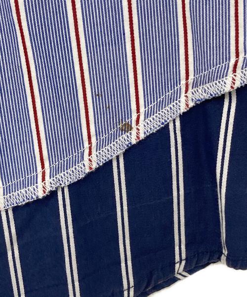 N.HOOLYWOOD（エヌ ハリウッド）N.HOOLYWOOD (エヌ ハリウッド) HALF SLEEVE SHIRTS ブルー×ネイビー サイズ:38の古着・服飾アイテム