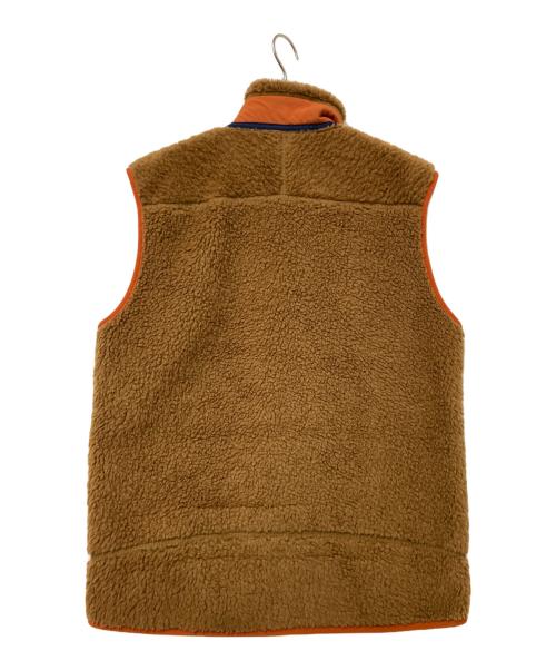 Patagonia（パタゴニア）Patagonia (パタゴニア) Classic Retro-X VEST ブラウン×オレンジ サイズ:Mの古着・服飾アイテム