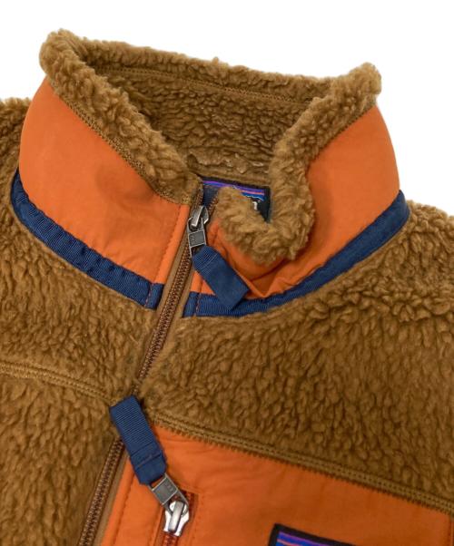 Patagonia（パタゴニア）Patagonia (パタゴニア) Classic Retro-X VEST ブラウン×オレンジ サイズ:Mの古着・服飾アイテム