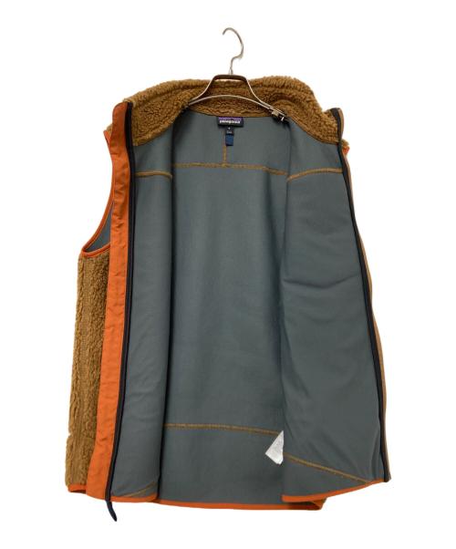 Patagonia（パタゴニア）Patagonia (パタゴニア) Classic Retro-X VEST ブラウン×オレンジ サイズ:Mの古着・服飾アイテム
