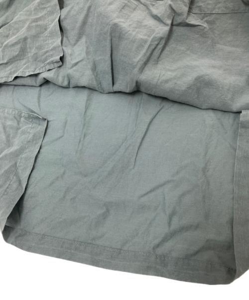 08sircus（ゼロエイトサーカス）08sircus (ゼロエイトサーカス) レイヤードネックシャツ グレー サイズ:4の古着・服飾アイテム