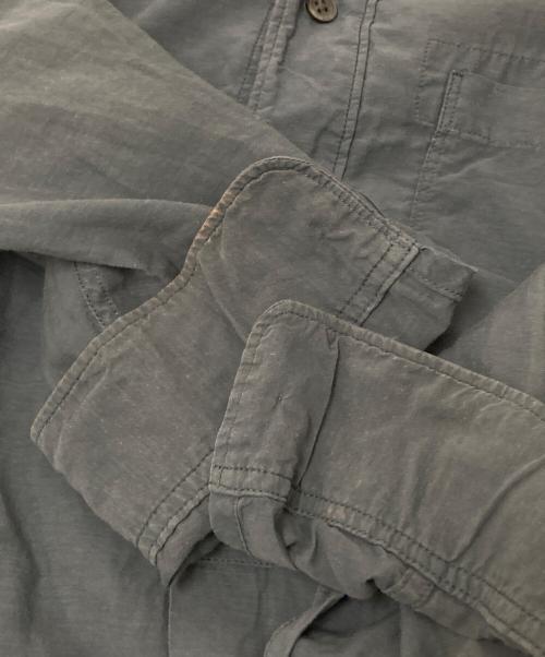 08sircus（ゼロエイトサーカス）08sircus (ゼロエイトサーカス) レイヤードネックシャツ グレー サイズ:4の古着・服飾アイテム