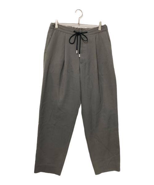 THE RERACS（ザ リラクス）THE RERACS (ザ リラクス) ウールイージースラックス グレー サイズ:48の古着・服飾アイテム