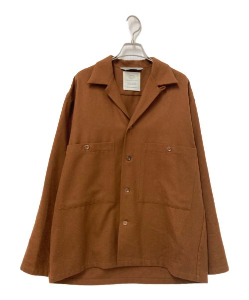 MARKWARE（マーカウェア）MARKWARE (マーカウェア) CPOウールシャツ ブラウン サイズ:2の古着・服飾アイテム