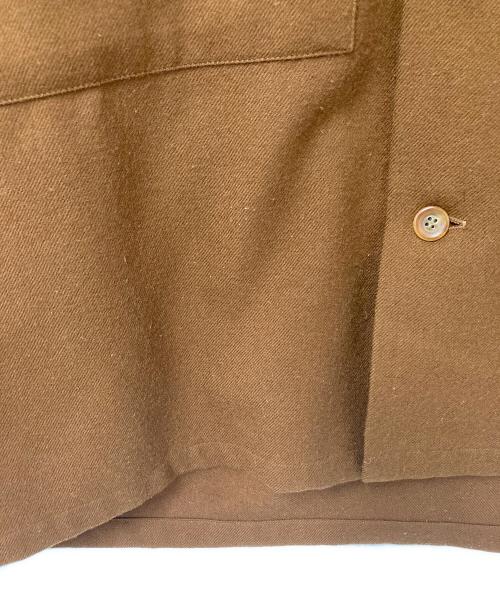 MARKWARE（マーカウェア）MARKWARE (マーカウェア) CPOウールシャツ ブラウン サイズ:2の古着・服飾アイテム