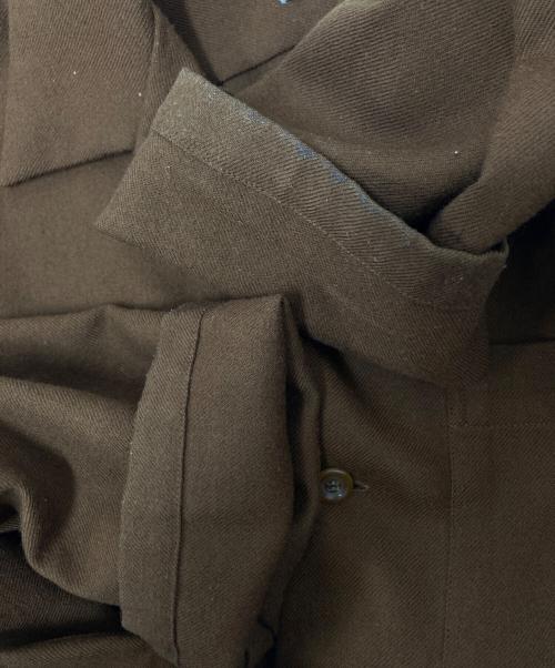 MARKWARE（マーカウェア）MARKWARE (マーカウェア) CPOウールシャツ ブラウン サイズ:2の古着・服飾アイテム