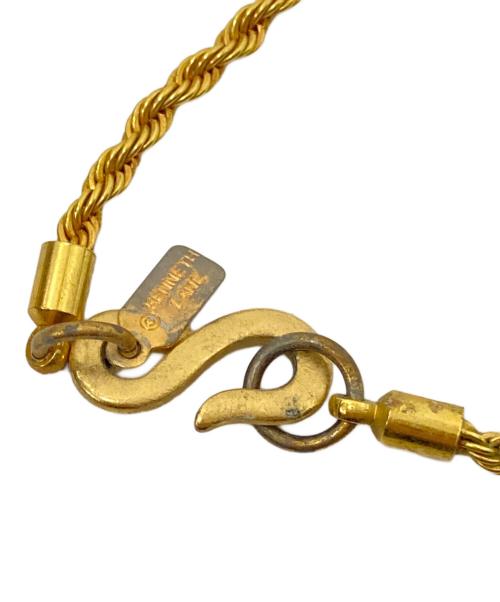 kenneth lane（ケネスジェイレーン）kenneth lane (ケネスジェイレーン) どんぐりモチーフネックレス ゴールド×ブラック サイズ:下記参照の古着・服飾アイテム