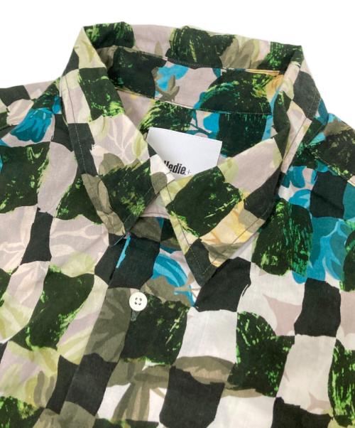 Hedie.+（エディークロス）Hedie.+ (エディークロス) Complex Floral Pattern Shirts グリーン サイズ:Mの古着・服飾アイテム