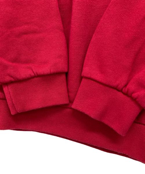maison kitsune（メゾンキツネ）maison kitsune (メゾンキツネ) FOX HEAD PATCH スウェット レッド サイズ:Sの古着・服飾アイテム