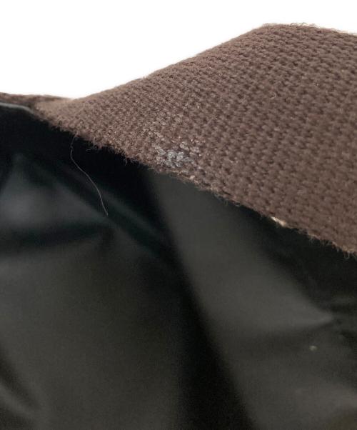 Herve Chapelier（エルベシャプリエ）Herve Chapelier (エルベシャプリエ) ミニハンドバッグ ブラウン×オリーブの古着・服飾アイテム