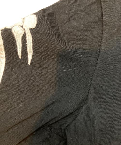 DIESEL（ディーゼル）DIESEL (ディーゼル) プリント刺繍パーカー ブラック サイズ:Mの古着・服飾アイテム