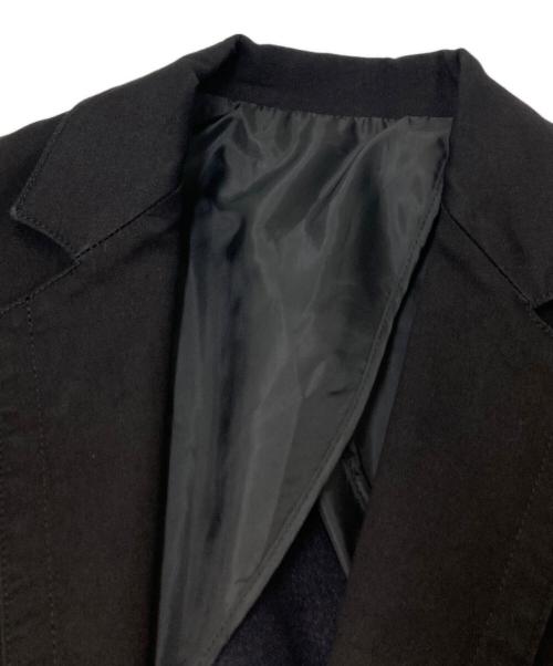 DIESEL（ディーゼル）DIESEL (ディーゼル) 比翼仕立てテーラードジャケット ブラック サイズ:Lの古着・服飾アイテム