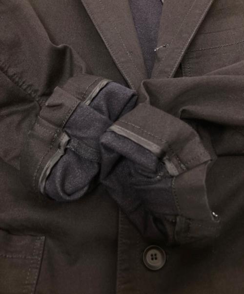 DIESEL（ディーゼル）DIESEL (ディーゼル) 比翼仕立てテーラードジャケット ブラック サイズ:Lの古着・服飾アイテム